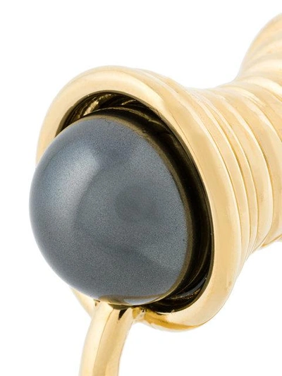 Wouters & Hendrix Vergoldetete 'curiosities' Ring Mit Perlen In Metallic