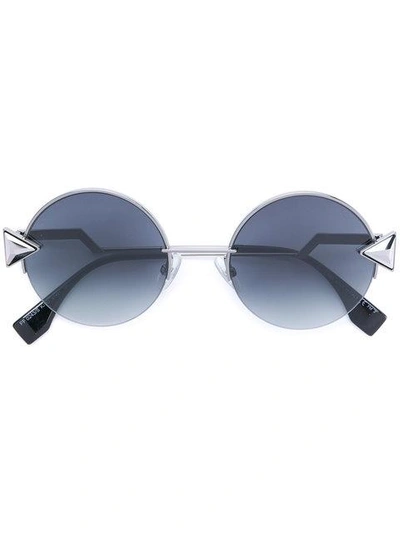 Shop Fendi Rainbow Sunglasses In Black