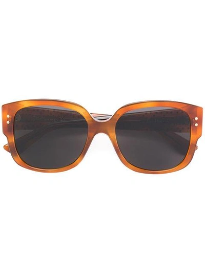 Shop Dior Studs Sunglasses In Brown