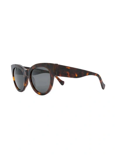 Shop Retrosuperfuture Noa Cat-eye Sunglasses In Brown
