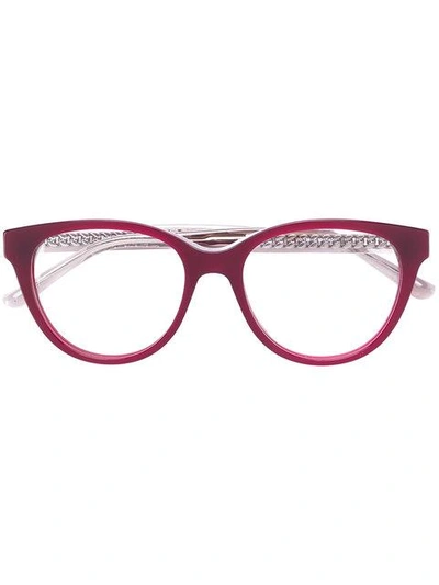 Shop Jimmy Choo Eyewear Brille Im Cat-eye-design - Rot