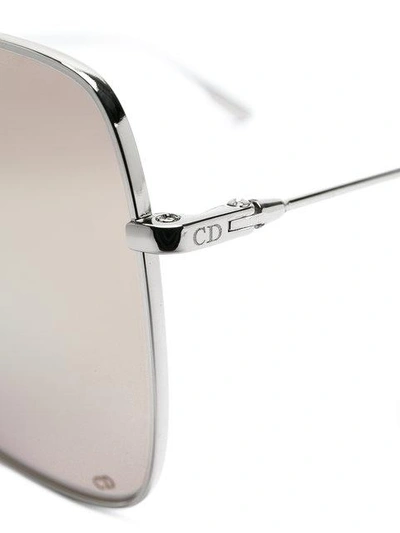 Shop Dior Stella Sunglasses In Metallic