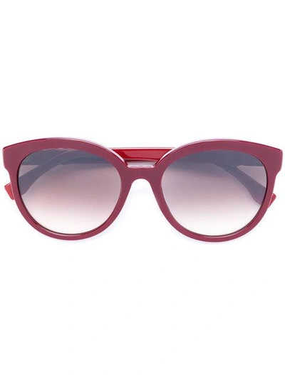 Shop Fendi Round Frame Sunglasses