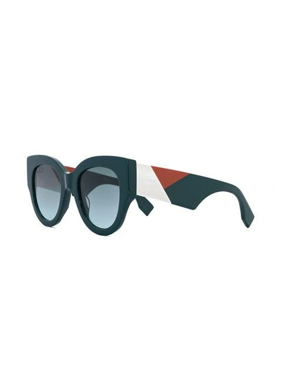 Shop Fendi Oversized Cat Eye Sunglasses In 1edeq