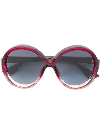 Shop Dior Bianca Sunglasses In Red