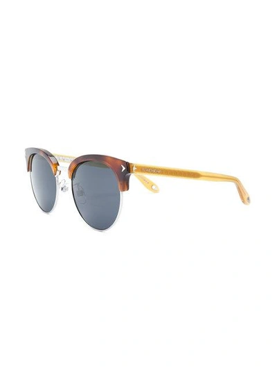 Shop Givenchy Havana Sunglasses In Brown