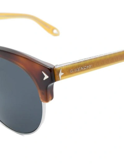 Shop Givenchy Havana Sunglasses In Brown