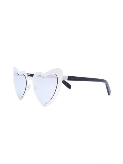 Shop Saint Laurent New Wave 181 Loulou Sunglasses
