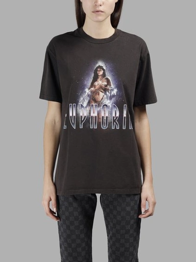 Misbhv Women's Black Washed Euphoria T-shirt