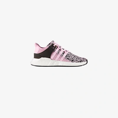 Shop Adidas Originals Adidas Pink Eqt Support Adv Sneakers In Pink/purple