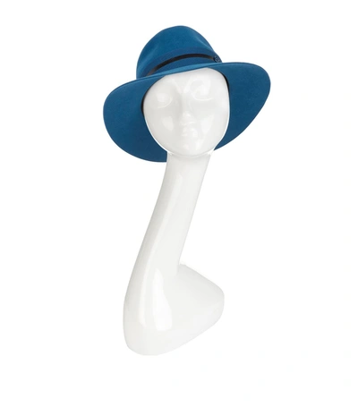 Shop Maison Michel Henrietta Hat In Blue