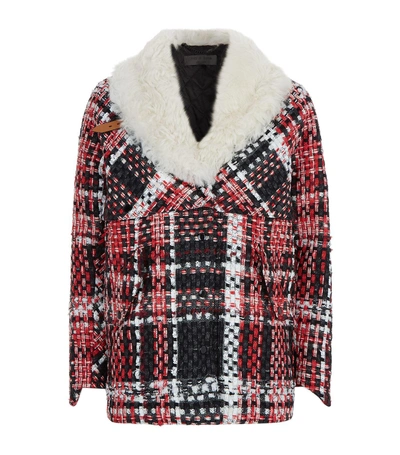 Shop Rag & Bone Antoine Tweed Jacket In Red