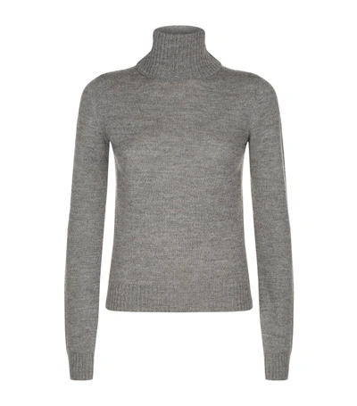 Shop Stella Mccartney Roll Neck Sweater In Grey