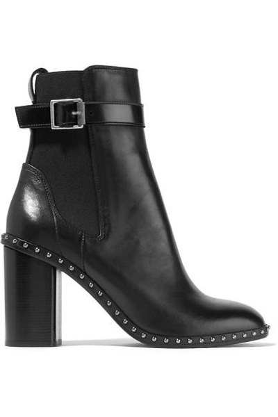 Shop Rag & Bone Romi Studded Leather Ankle Boots In Black