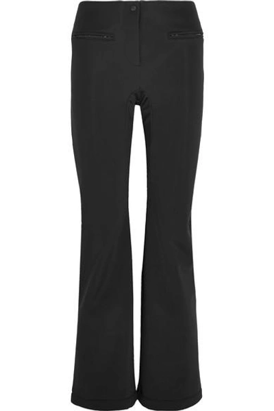Shop Fendi Roma Striped Ski Pants In Black