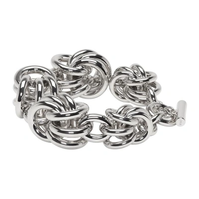 Shop Alexander Wang Silver Knot Bracelet