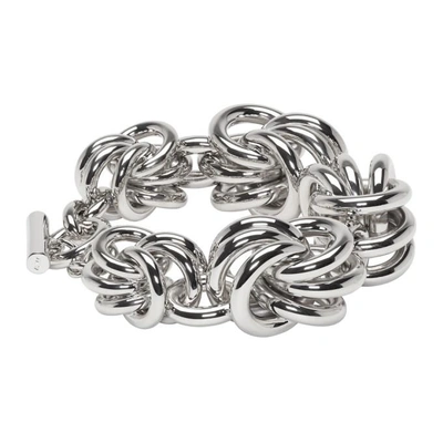 Shop Alexander Wang Silver Knot Bracelet