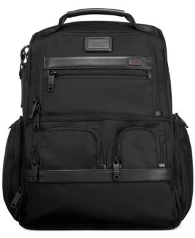 Shop Tumi Alpha Bravo Compact Laptop Brief Backpack In Black