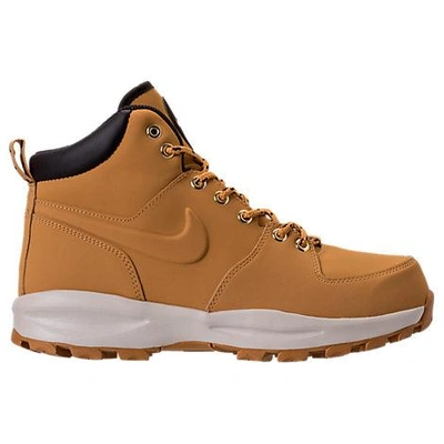 Shop Nike Manoa Leather Boots In Brown