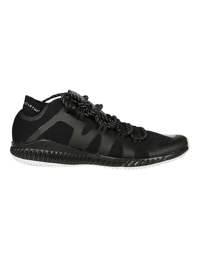 Shop Adidas By Stella Mccartney Crazytrain Mid Sneakers In Black