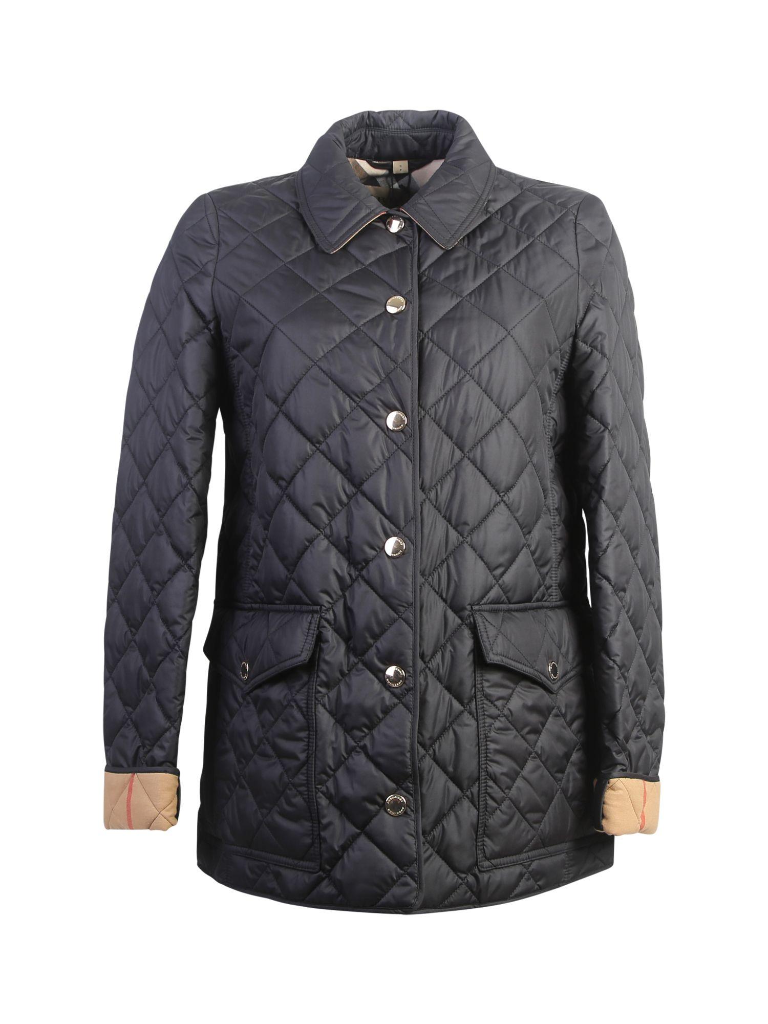 burberry westbridge quilted jacket black