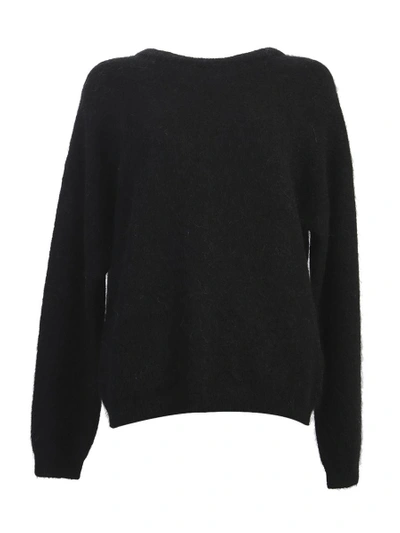 Shop Acne Studios Stretch Mohair And Wool Jumper In Black