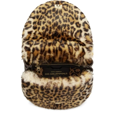 Shop Dolce & Gabbana Multicolor Leopard Bag
