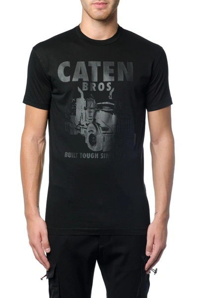 Shop Dsquared2 Caten Bros T-shirt In Black