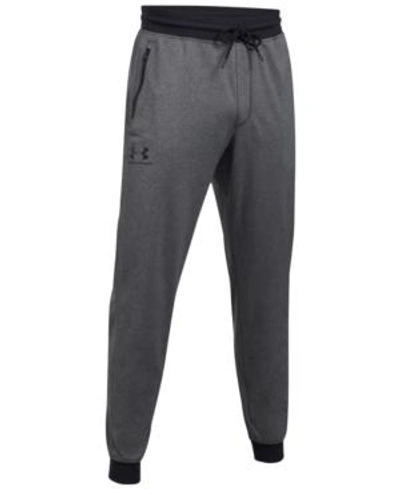 Shop Gucci Men's Tricot Jogger Pants In Charcoal/black