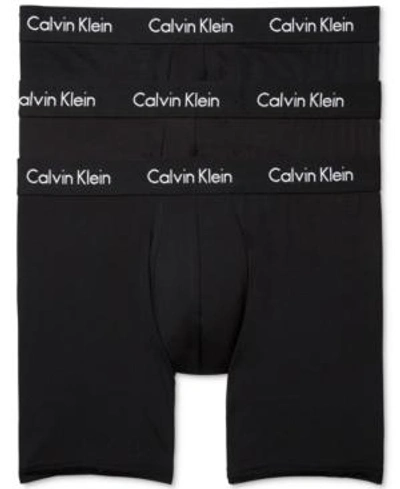 Shop Calvin Klein Men's 3-pk. Body Modal Stretch Boxer Briefs In Black