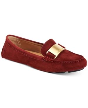 calvin klein red loafers