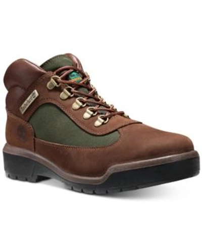 Shop Timberland Men's Waterproof Field Boots Men's Shoes In Dark Brown