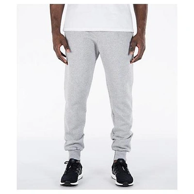 Shop Champion Men's Powerblend Jogger Pants In Grey Size X-large Cotton/polyester