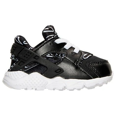 Shop Nike Girls' Toddler Huarache Run Running Shoes, Black