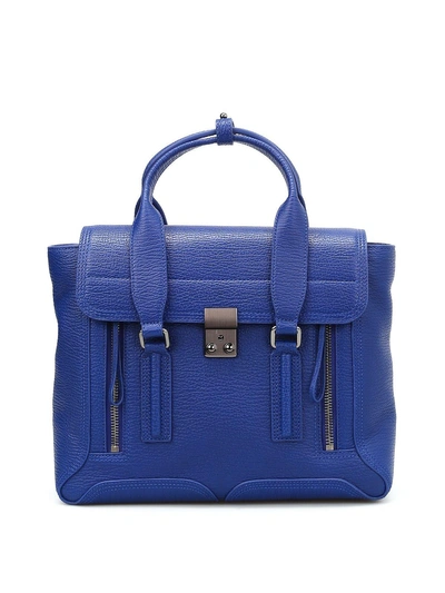 Shop 3.1 Phillip Lim / フィリップ リム Pashli Medium Leather Bag In Bluette