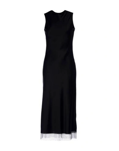 Shop Alexander Wang 3/4 Length Dresses In Black