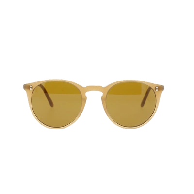 Shop Oliver Peoples O'malley Nyc Sunglasses In Topaz