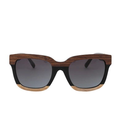 Shop 3.1 Phillip Lim / フィリップ リム Square Wood Sunglasses In Wood-blk