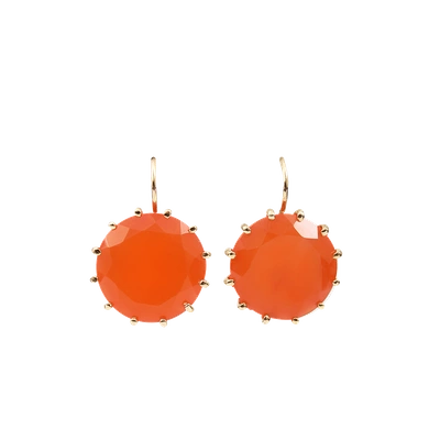 Shop Andrea Fohrman Carnelian Drop Earrings In Ylwgold