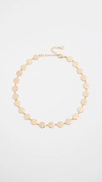Shop Gorjana Chloe Choker Necklace In Gold