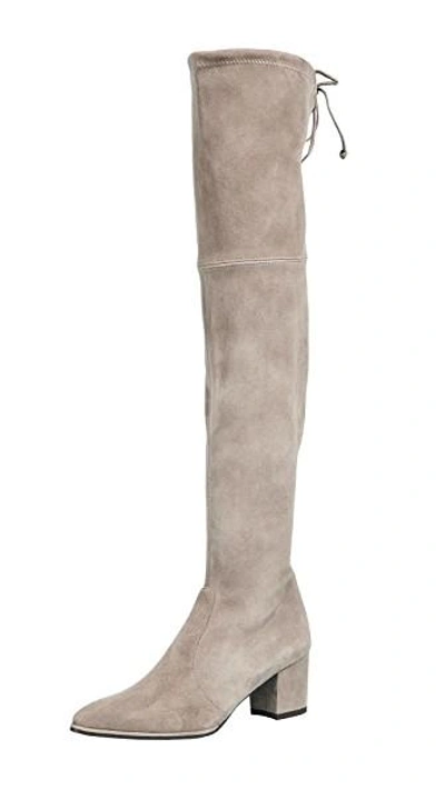 Shop Stuart Weitzman Thighland Over The Knee Boots In Topo