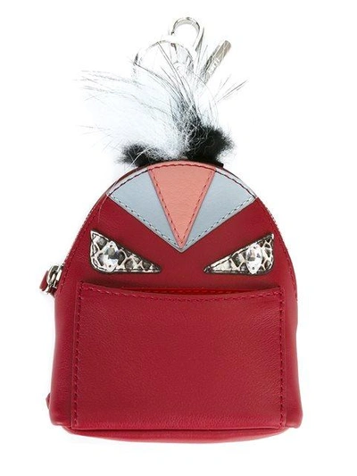 Shop Fendi Bag Bugs Backpack Bag Charm In F02tm
