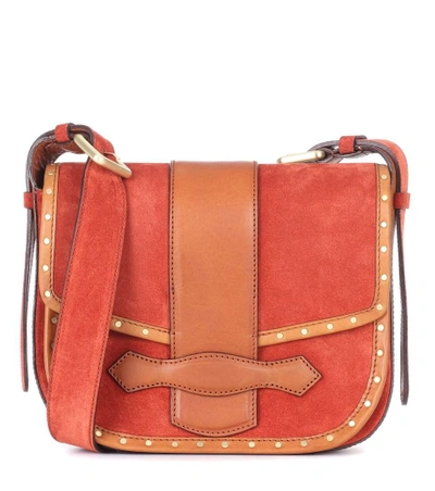 Vanessa Bruno Gemma Suede Crossbody Bag In Sieeee | ModeSens