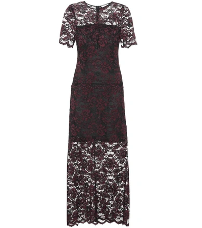 Ganni flynn lace maxi dress 2025