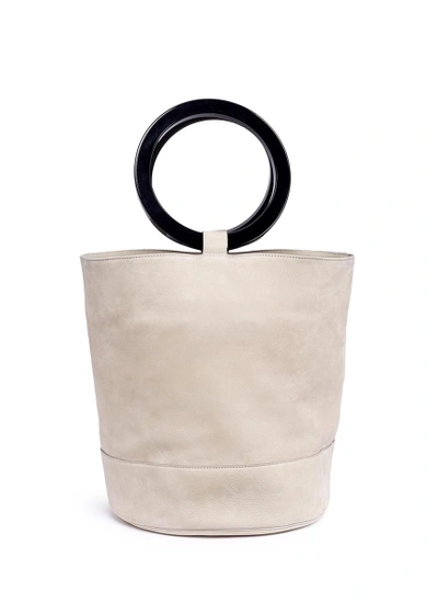 Shop Simon Miller 'bonsai 30cm' Oversized Nubuck Leather Bucket Bag