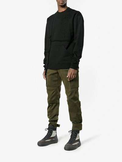 Shop Yeezy Brown Suede Military Boots In Green