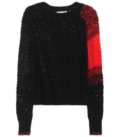 Shop Helmut Lang Wool-blend Sweater In Llack