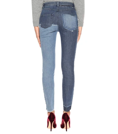 Shop Dolce & Gabbana Embellished Skinny Jeans In Blue