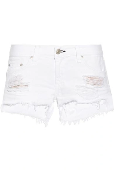 Shop Rag & Bone Distressed Denim Shorts