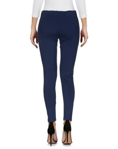 Shop David Lerner Leggings In Dark Blue